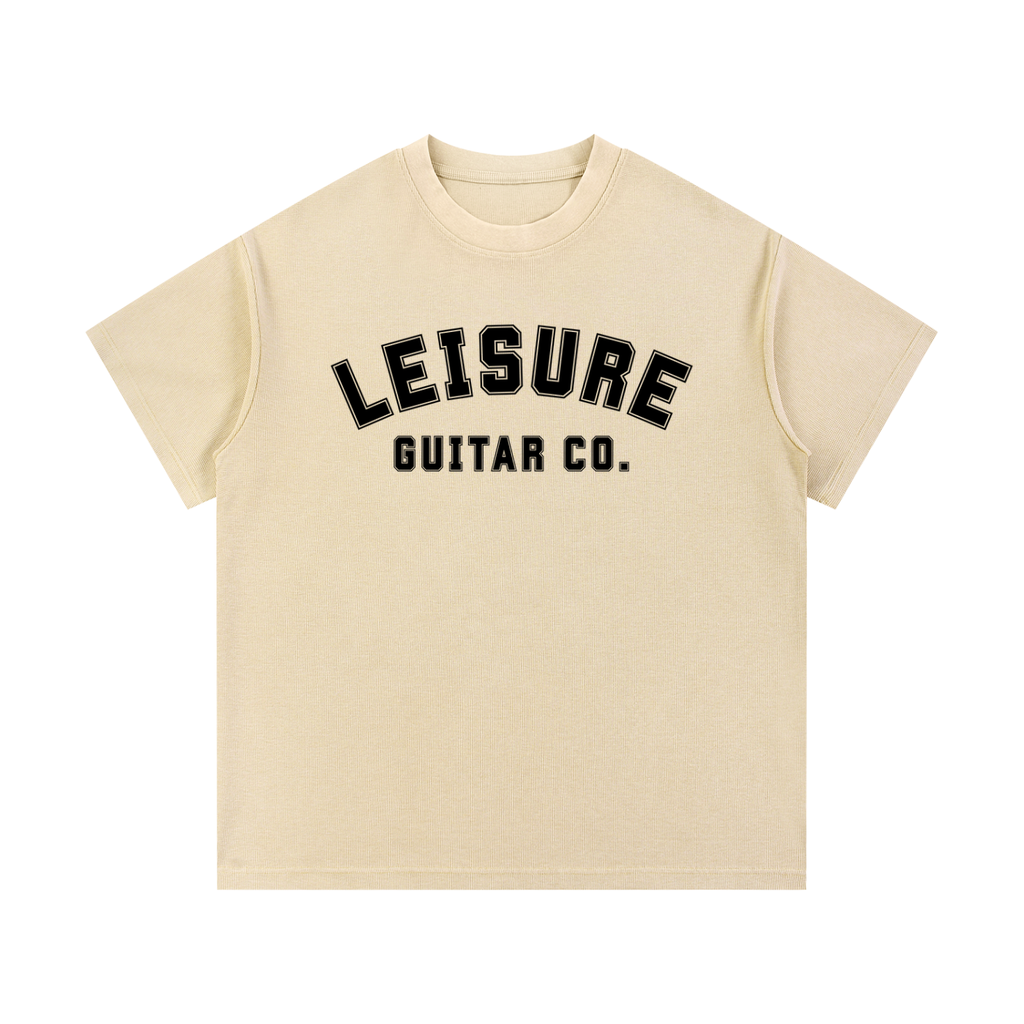 Mineral Wash Waffle Knit T-Shirt