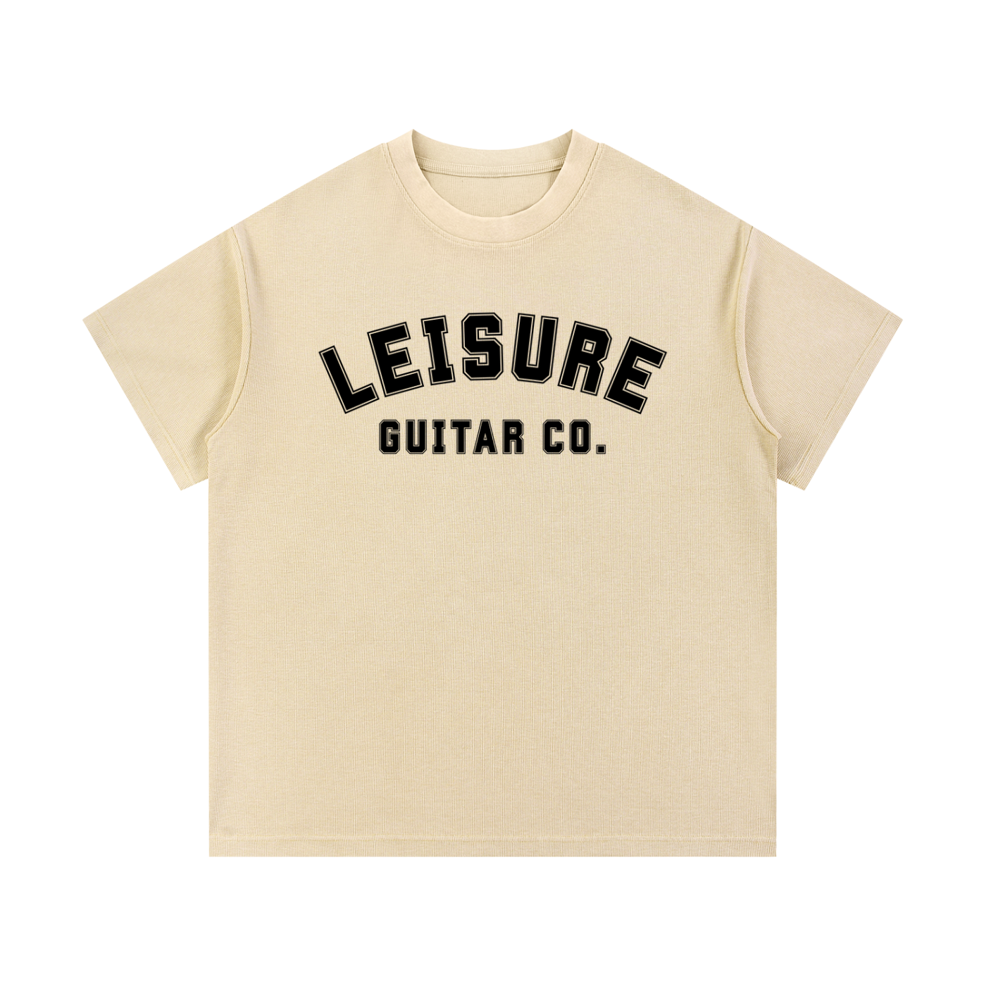Mineral Wash Waffle Knit T-Shirt