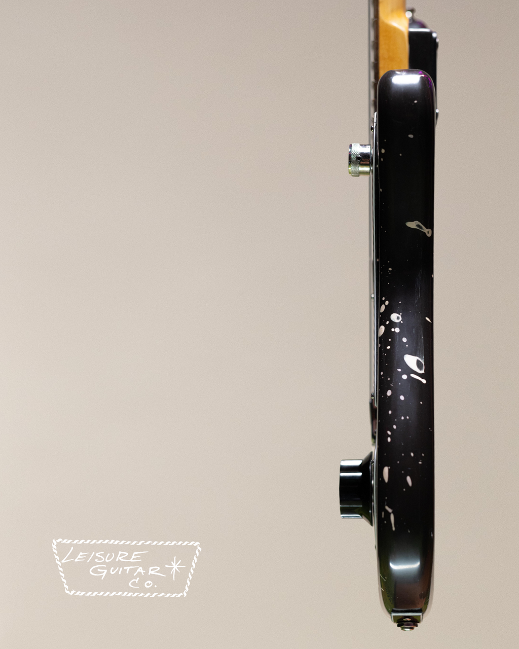 The Leisure Caster Custom / Splattered Dark Chocolate
